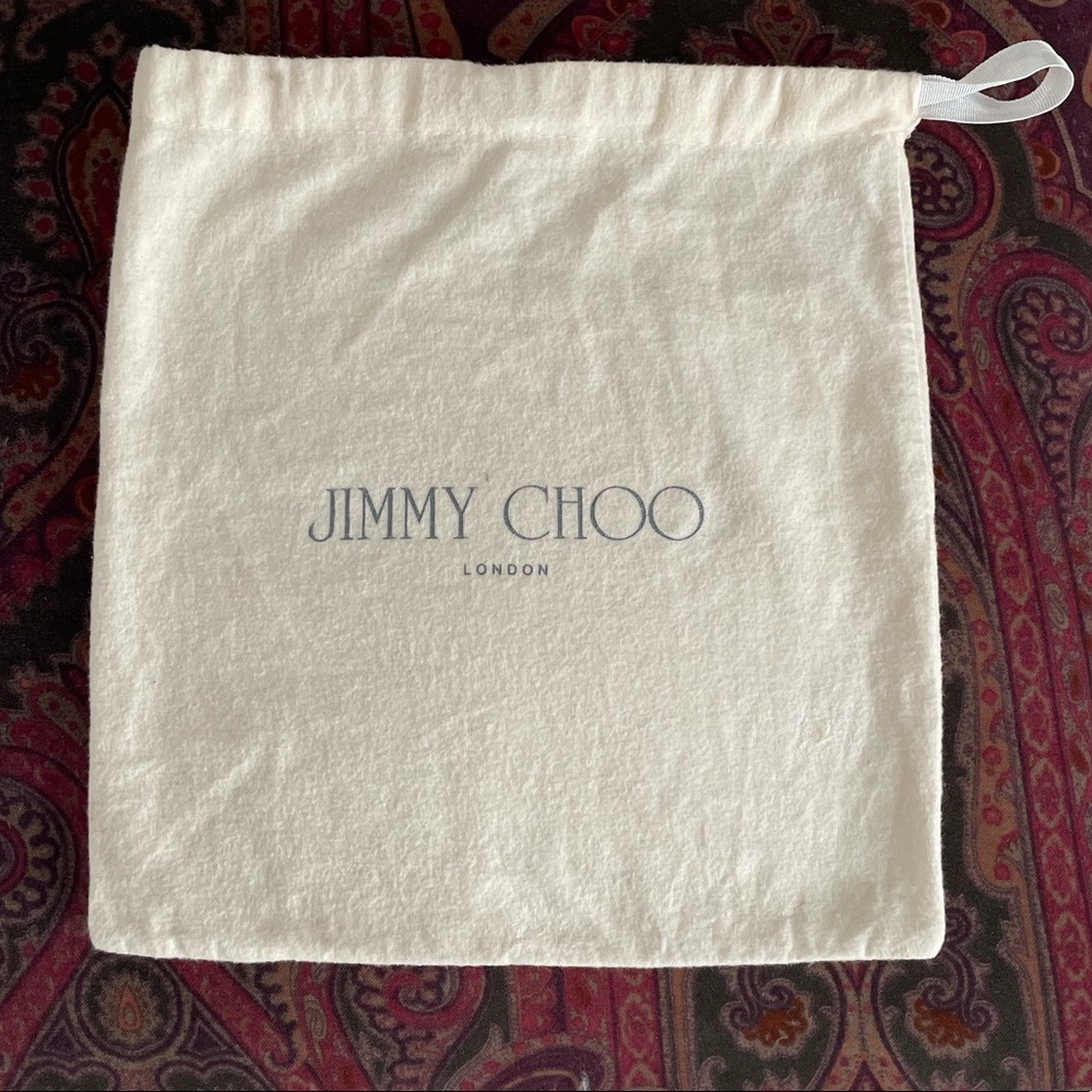 JimmyChoo dust bag 10.5 x 11 in